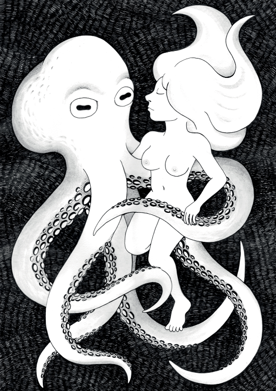 Bleksprutte af Ina Korneliussen